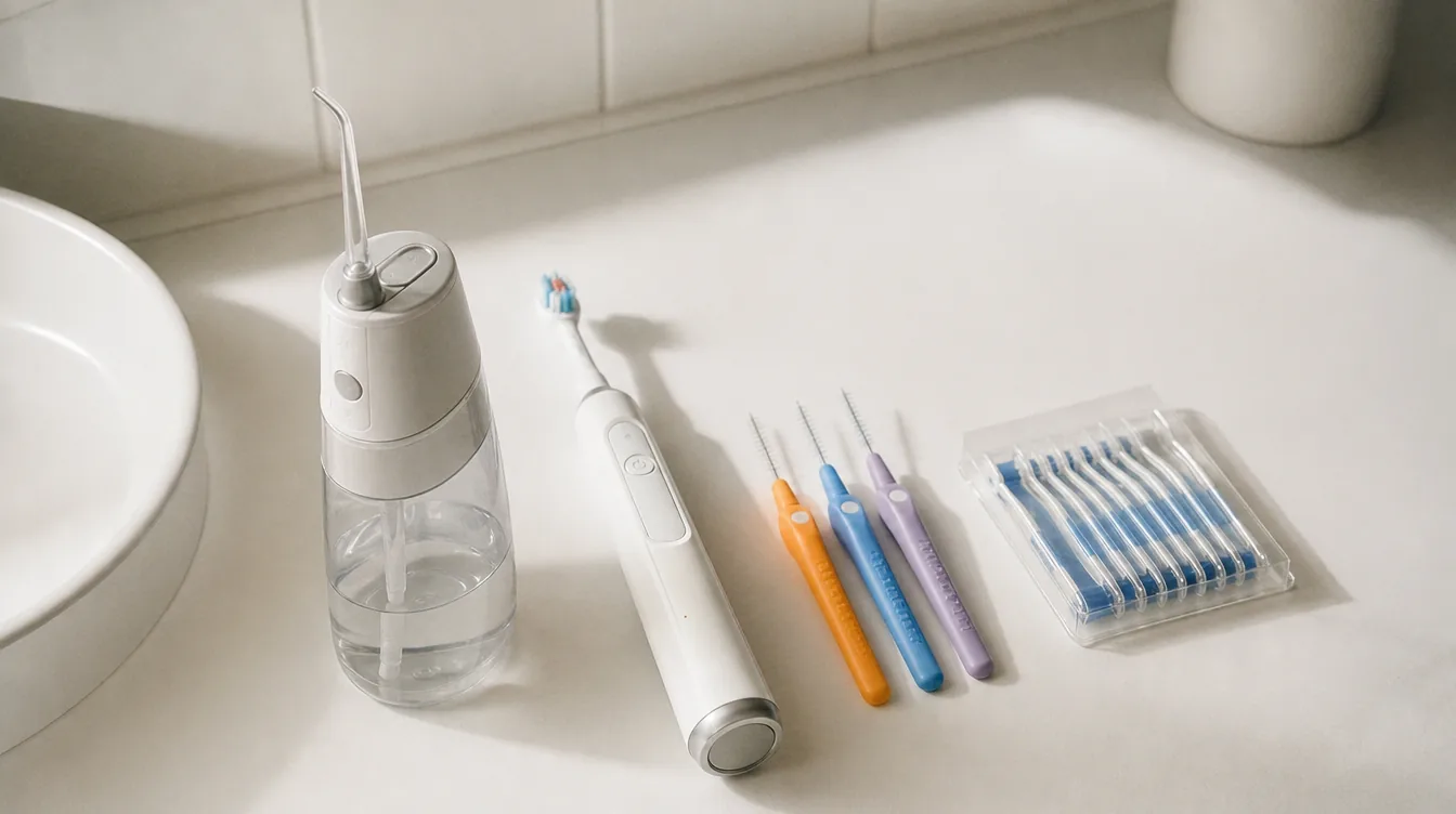 Cleaning tools for All-on-4 and All-on-6 implant bridges